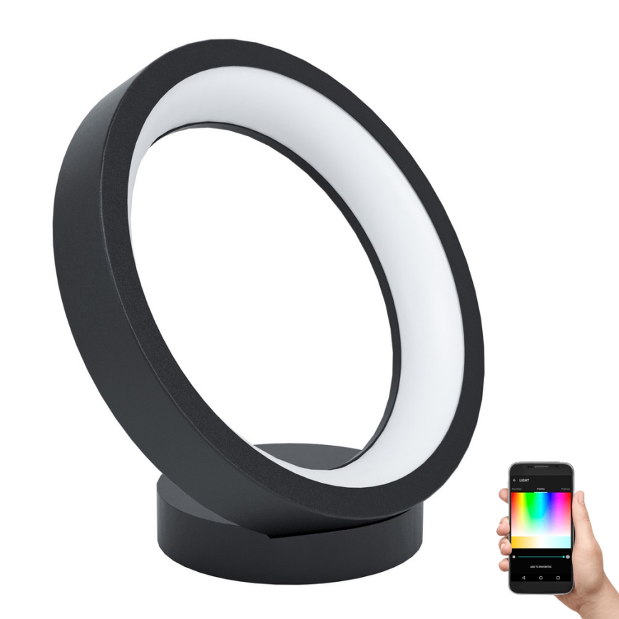 Eglo - Candeeiro de mesa LED RGB com regulação MARGHERA-C LED/16W/230V
