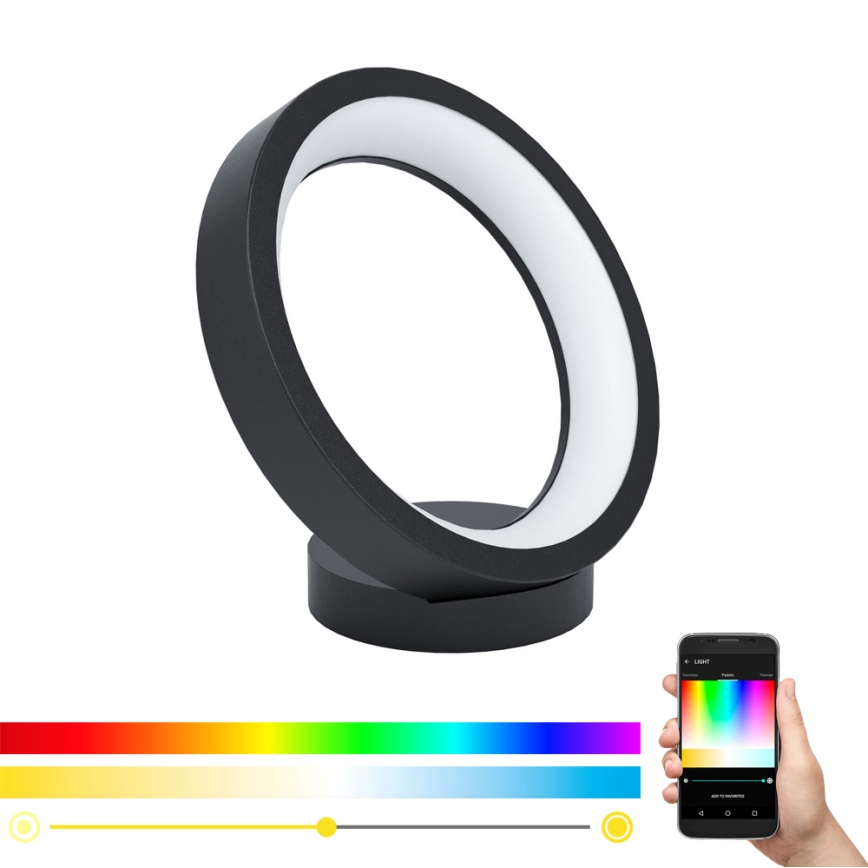 Eglo - Candeeiro de mesa LED RGB com regulação MARGHERA-C LED/16W/230V