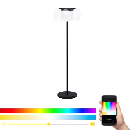 Eglo - Candeeiro de chão LED RGB com regulação BRIAGLIA-C LED/24,8W/230V
