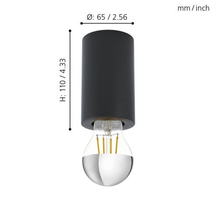 Eglo - Luz de teto 1xE27/40W/230V