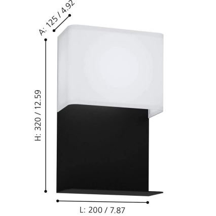 Eglo - Luz de parede LED LED/5,4W/230V