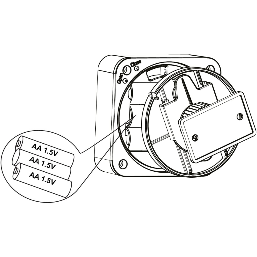 Eglo - Sensor exterior Tuya IP44 ZigBee