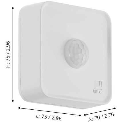 Eglo - Sensor exterior Tuya IP44 ZigBee