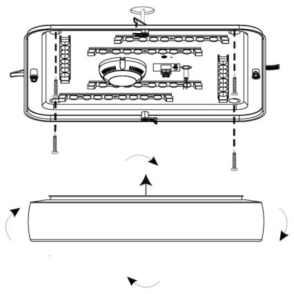 Eglo - Luz de teto LED LED/22W/230V