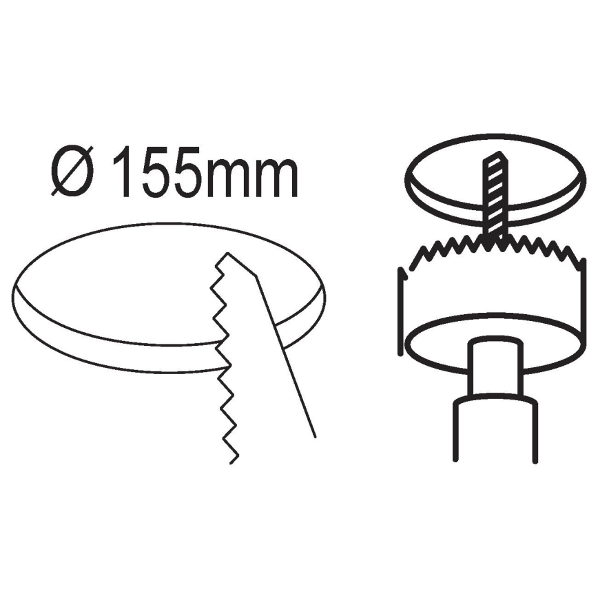 Eglo - Foco de encastrar LED 5 LED/10,5W/230V