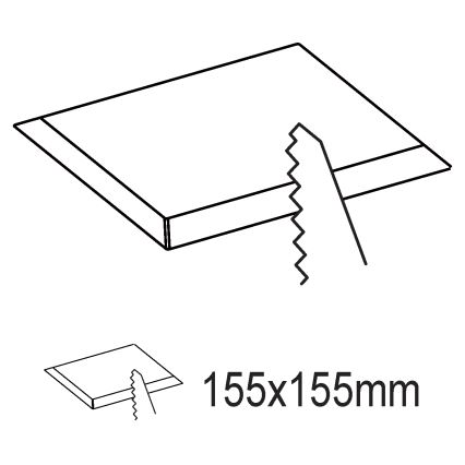 Eglo - Candeeiro de embutir LED/10,5W/230V 16,6x16,6 cm