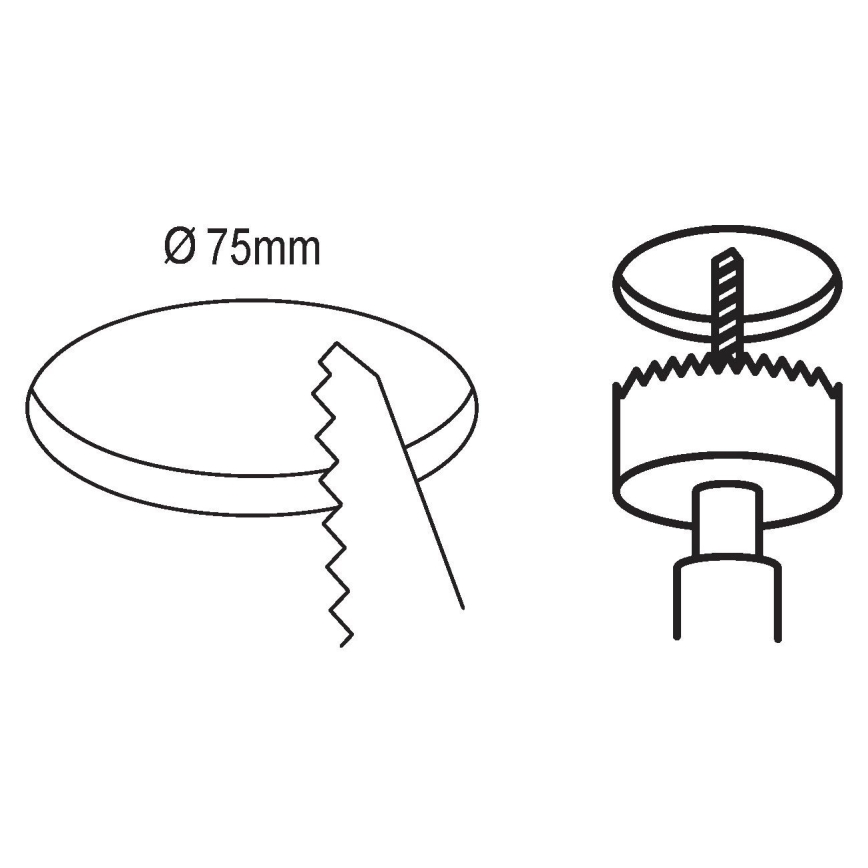 Eglo - Foco de encastrar LED de casa de banho LED/2,7W/230V IP44
