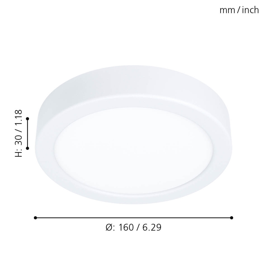 Eglo - Luz de teto LED LED/10,5W/230V