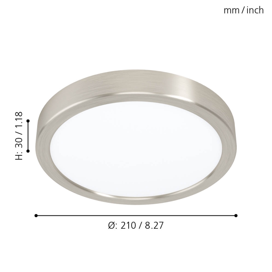 Eglo - Luz de teto LED LED/16,5W/230V