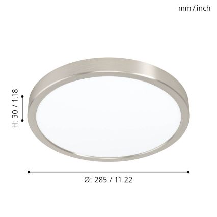 Eglo 99232 - Iluminação de teto LED FUEVA 5 LED/20W/230V