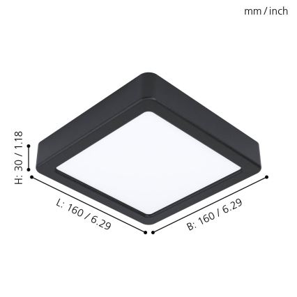 Eglo - Luz de teto LED LED/10,5W/230V