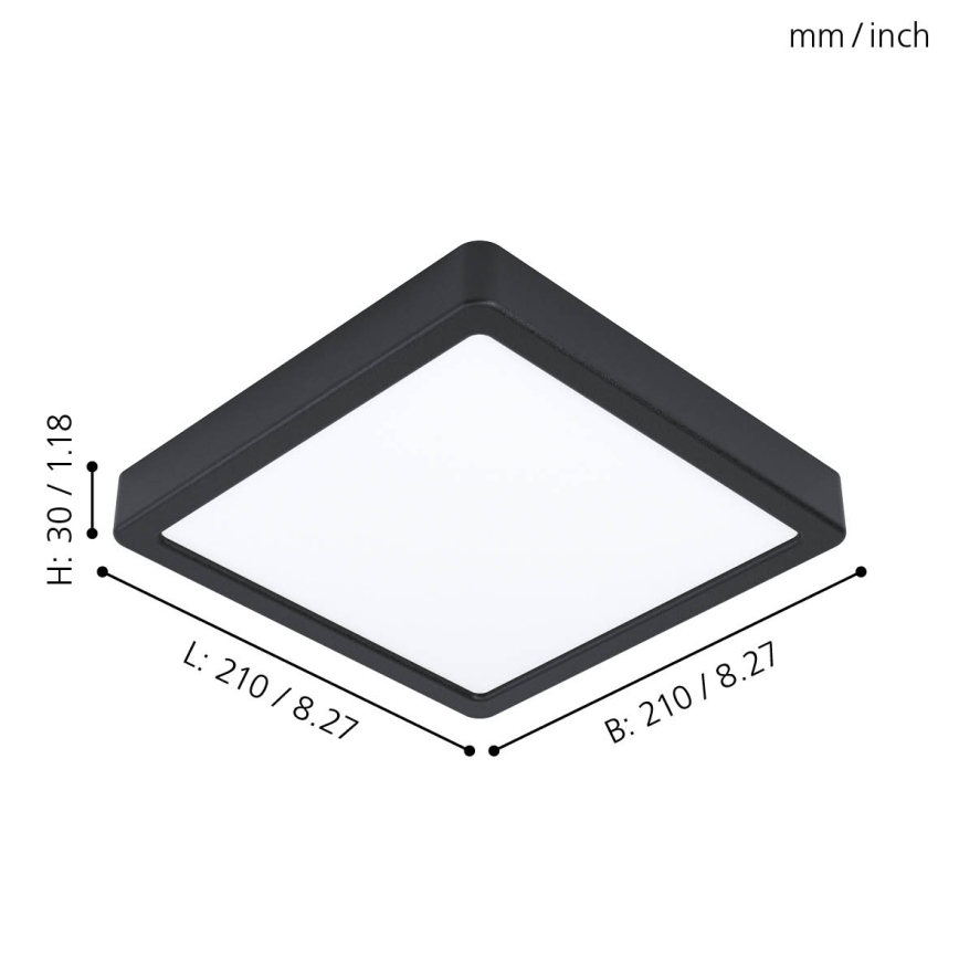 Eglo - Luz de teto LED LED/16,5W/230V