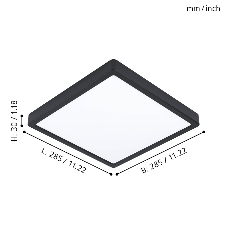 Eglo - Luz de teto LED LED/20W/230V