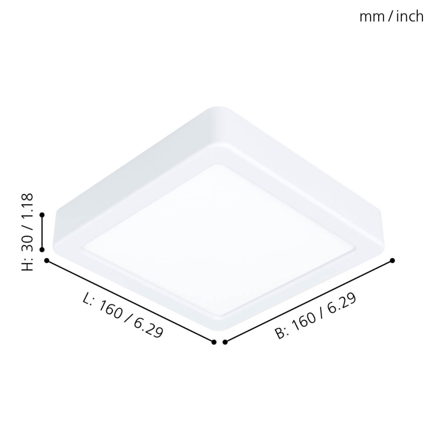 Eglo - Luz de teto LED LED/10,5W/230V