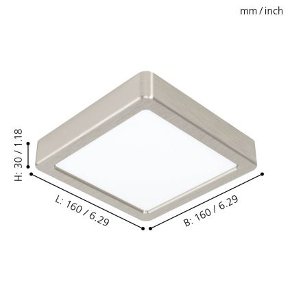 Eglo - Luz de teto LED LED/10,5W/230V