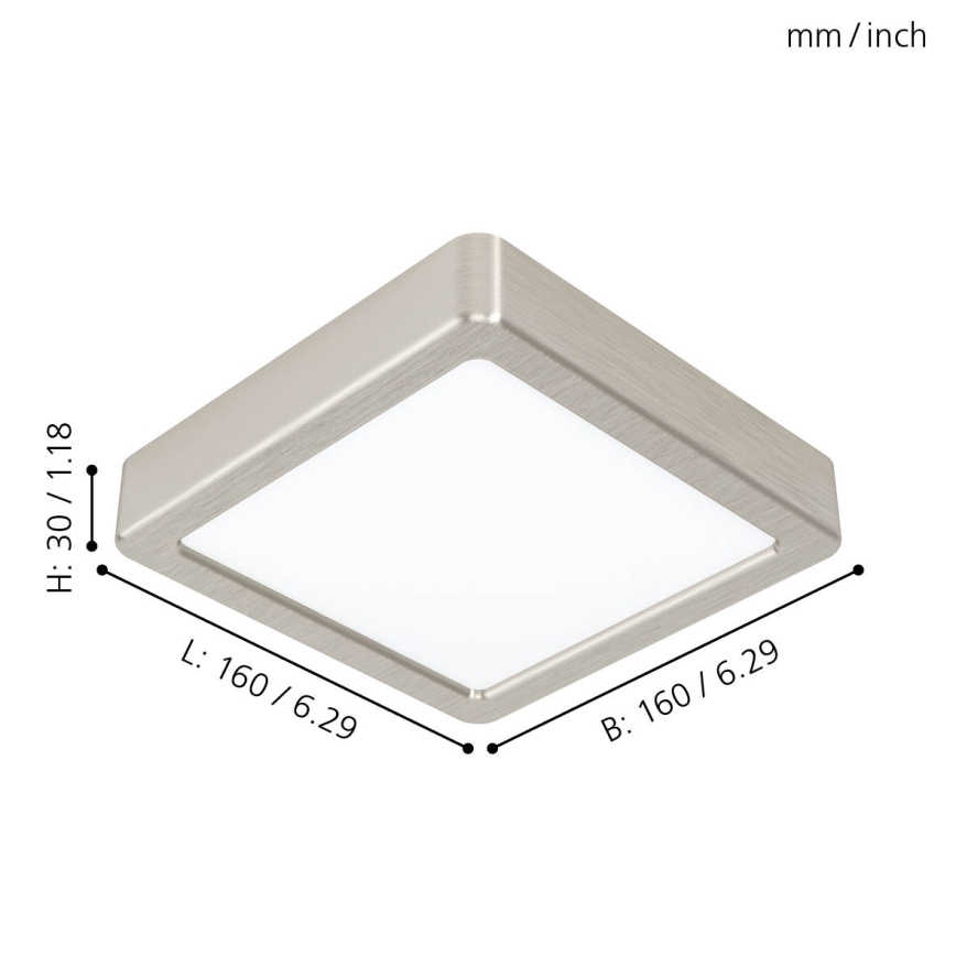 Eglo - Luz de teto LED LED/10,5W/230V