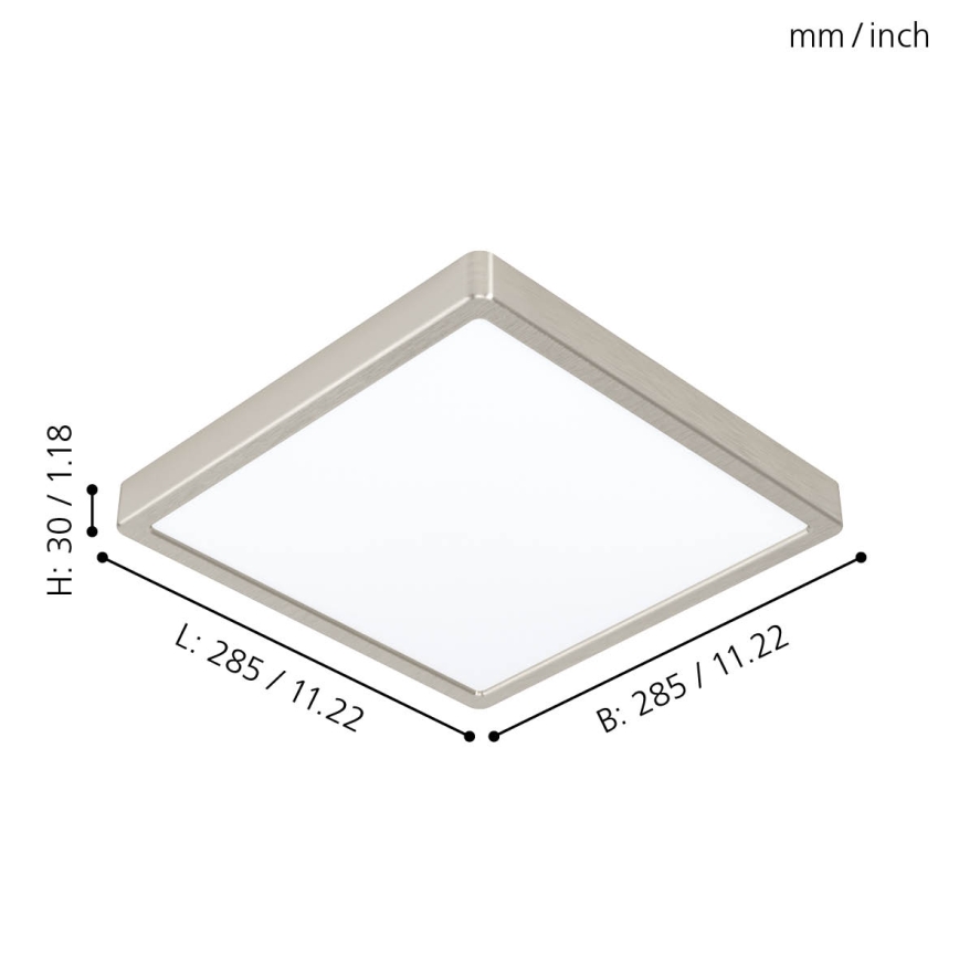 Eglo - Luz de teto LED LED/20W/230V