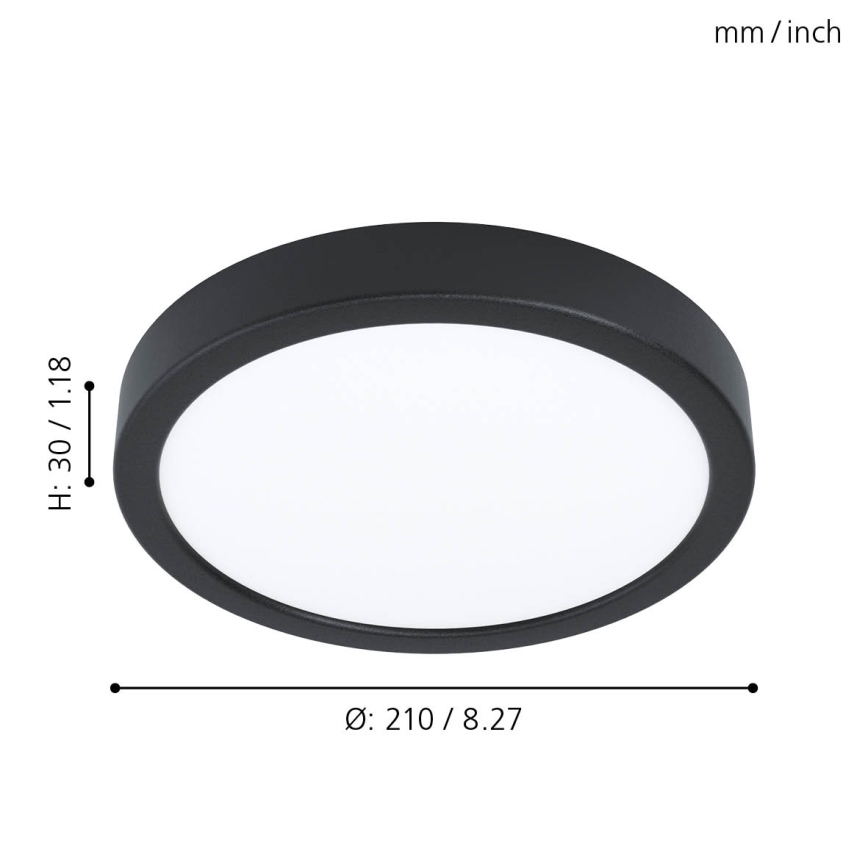 Eglo - Luz de teto LED de escurecimento LED/16,5W/230V