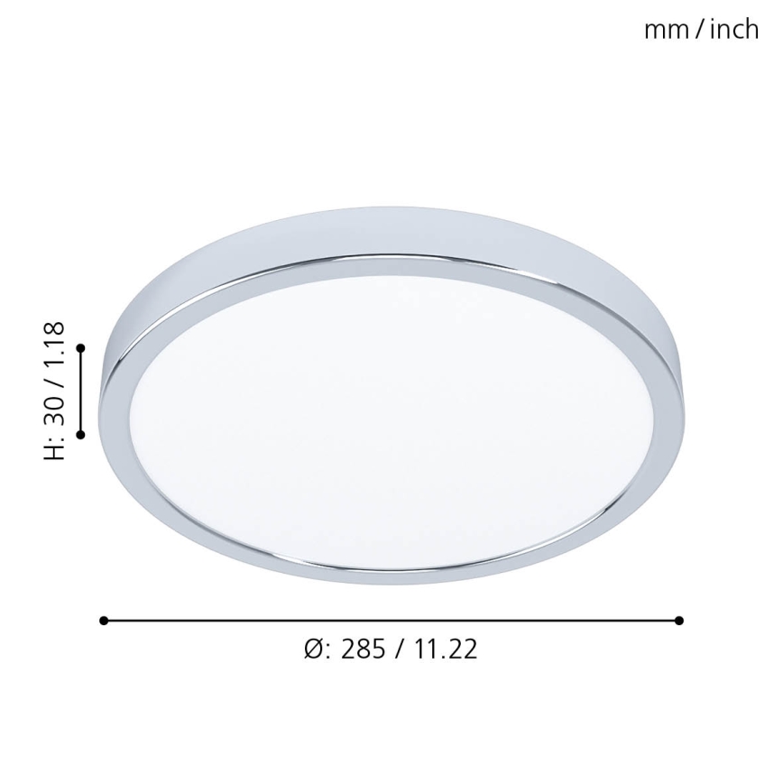 Eglo - Luz de teto de casa de banho LED LED/20W/230V IP44