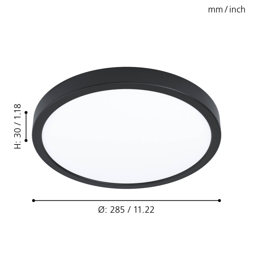Eglo - Luz de teto de casa de banho LED LED/20W/230V IP44