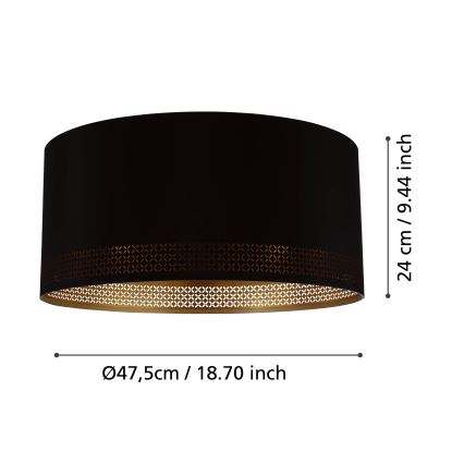 Eglo - Luz de teto 1xE27/40W/230V