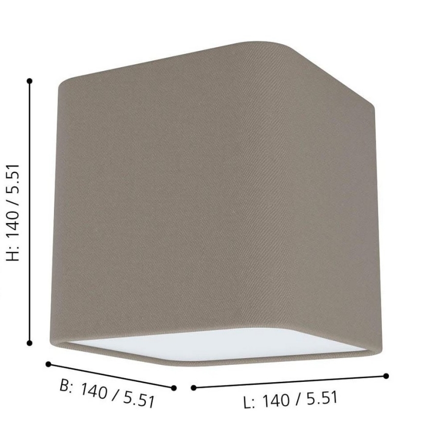 Eglo - Luz de teto 1xE27/28W/230V