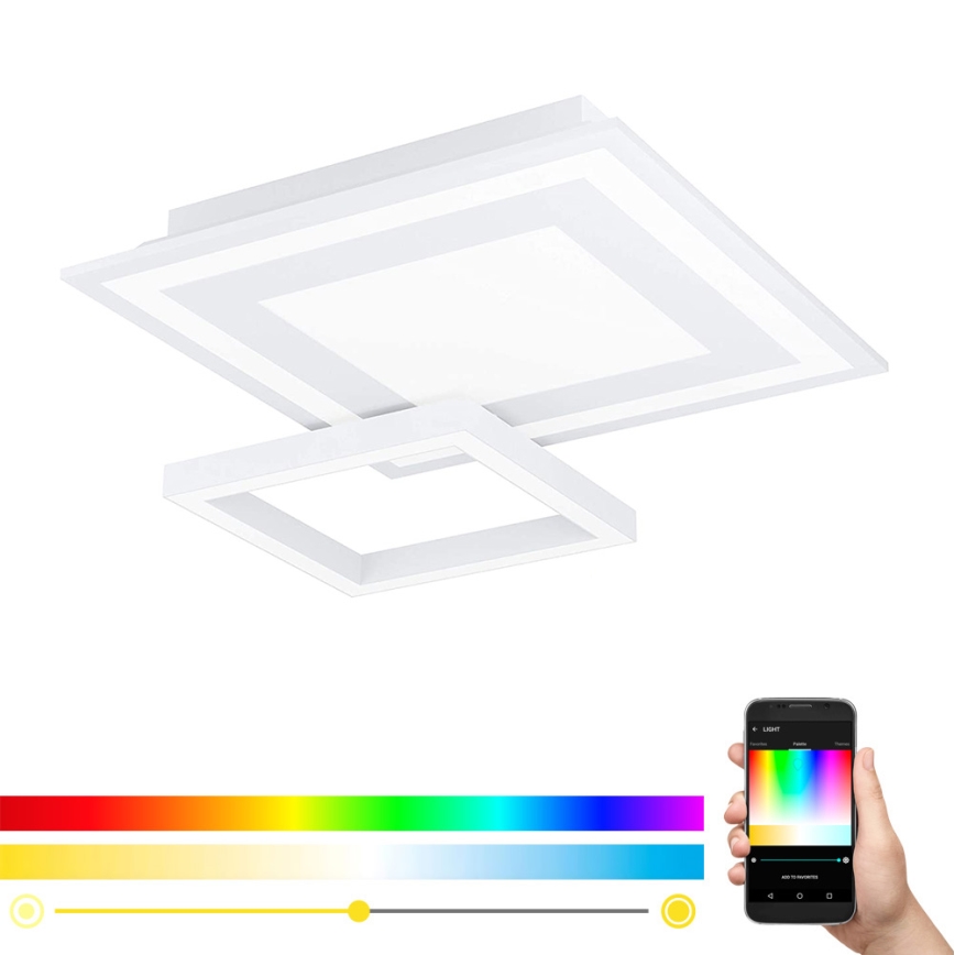Eglo - Iluminação de teto LED RGB com regulação SAVATAEILA-C LED/20W/230V