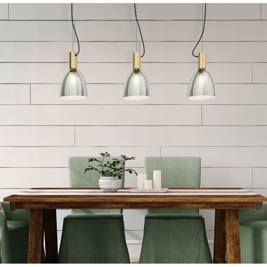 Eglo - Candelabro num fio 3xE27/40W/230V