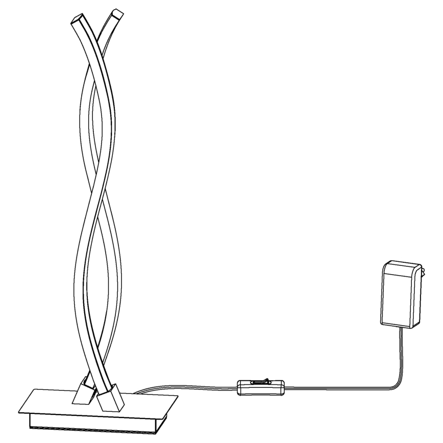 Eglo - Candeeiro de mesa LED LED/10W/230V