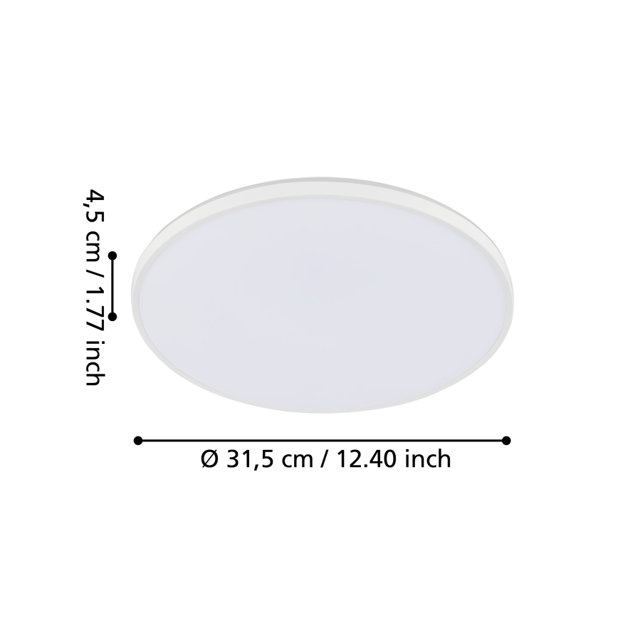 Eglo - Luz de teto LED LED/18W/230V