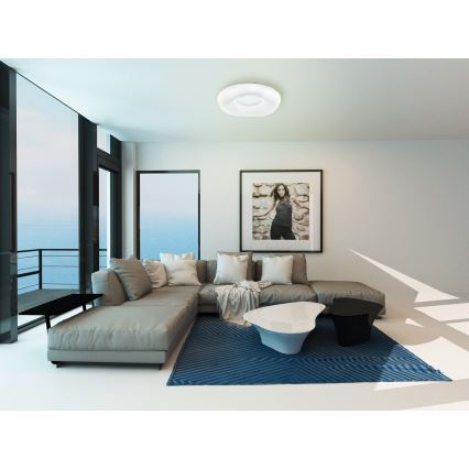 Eglo - Iluminação de teto LED com regulação LED/18W/230V + controlo remoto