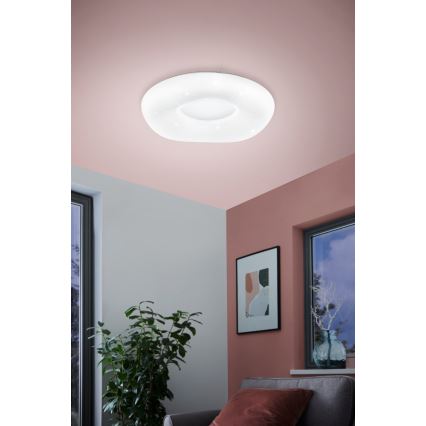 Eglo - Iluminação de teto LED com regulação LED/18W/230V + controlo remoto