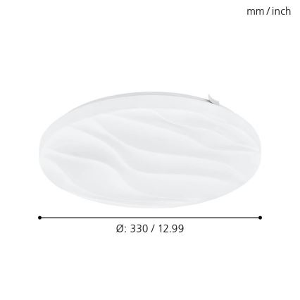 Eglo - Iluminação de teto LED LED/14,6W/230V