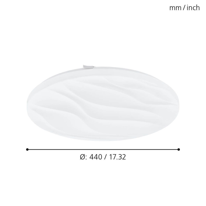 Eglo - Luz de teto LED LED/22W/230V