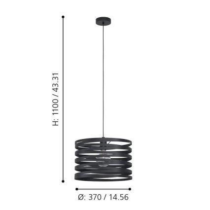 Eglo - Candelabro num fio 1xE27/40W/230V