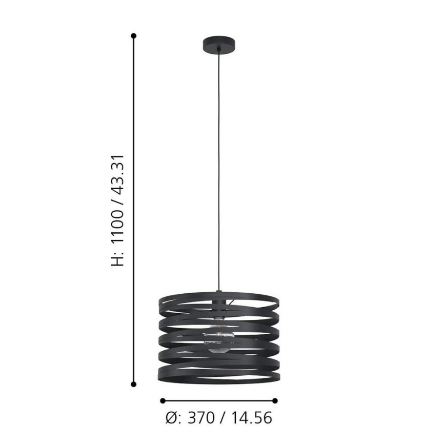 Eglo - Candelabro num fio 1xE27/40W/230V