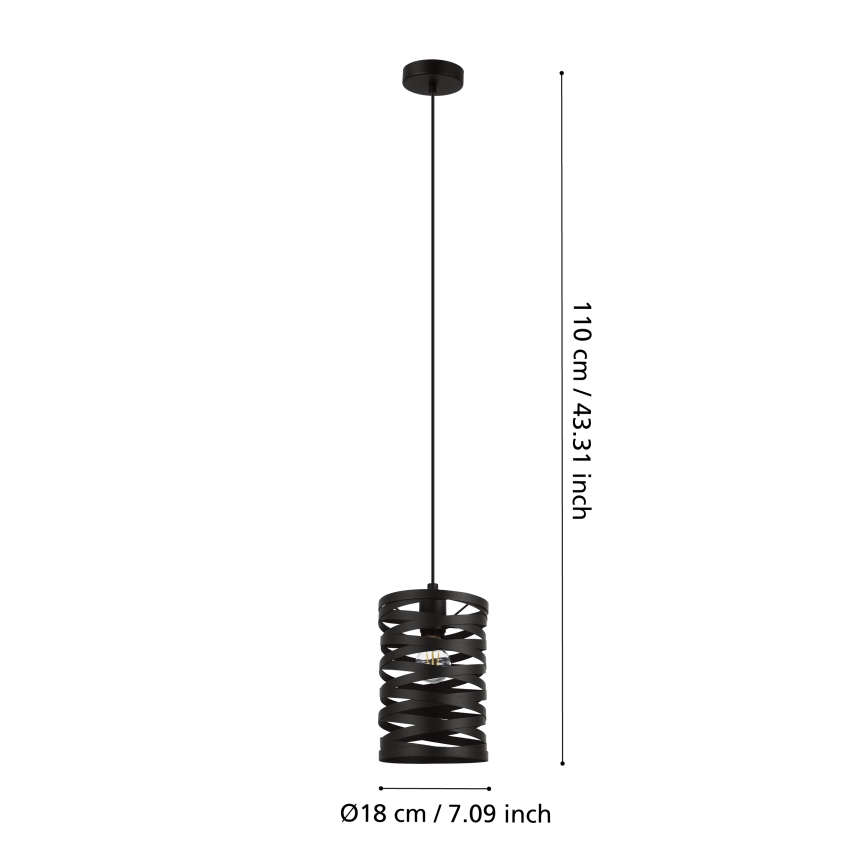 Eglo - Candelabro num fio 1xE27/40W/230V
