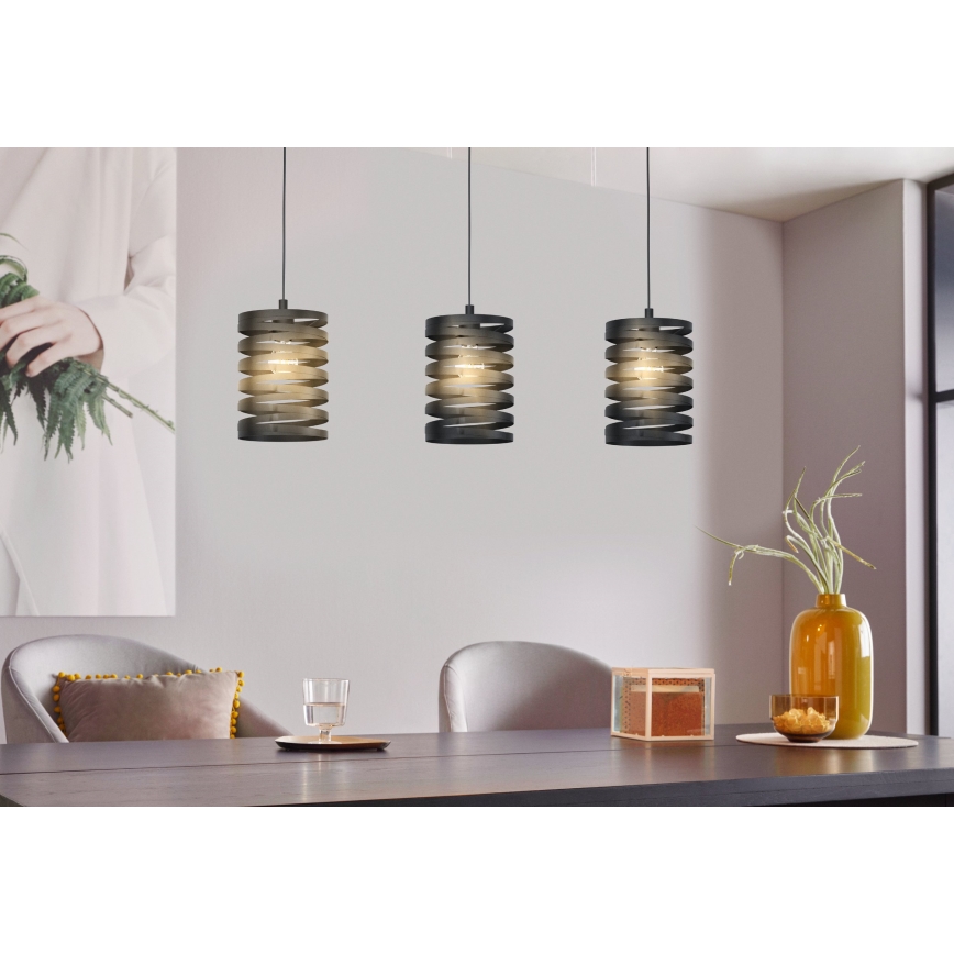 Eglo - Candelabro num fio 3xE27/40W/230V