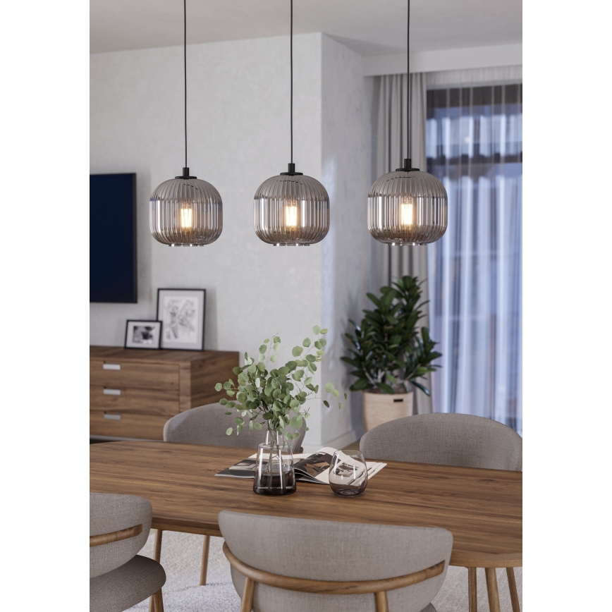 Eglo - Candelabro num fio 3xE27/40W/230V