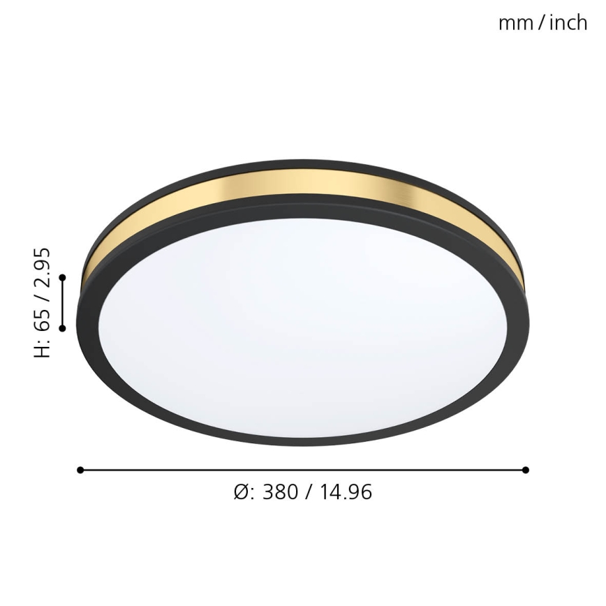 Eglo - Luz de teto LED LED/24W/230V