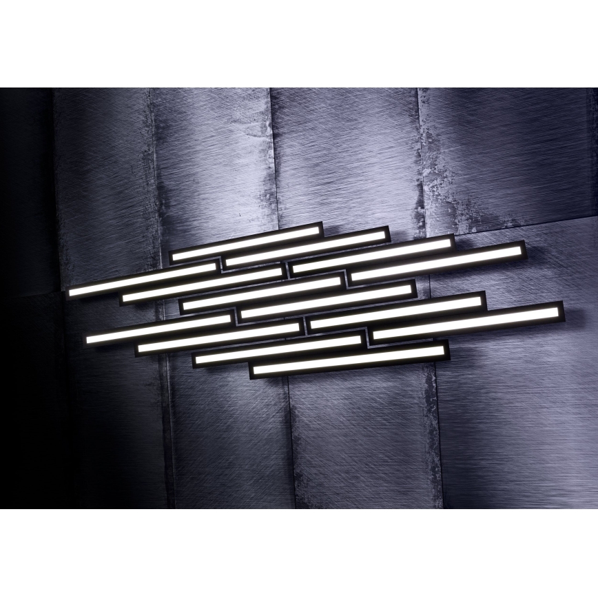 Eglo - Iluminação de teto LED RGB com regulação SALITERAS-C 2xLED/10W/230V