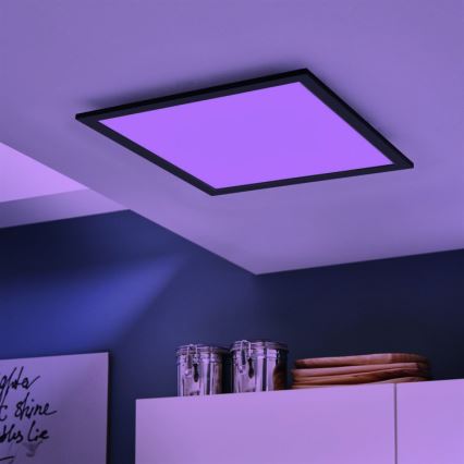 Eglo - Iluminação de teto LED RGB com regulação SALOBRENA-C LED/30,5W/230V + comando