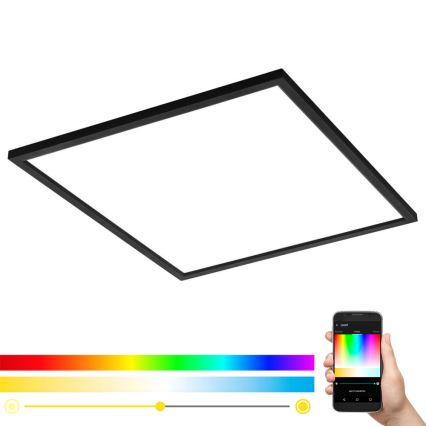 Eglo - Iluminação de teto LED RGB com regulação SALOBRENA-C LED/30,5W/230V + comando