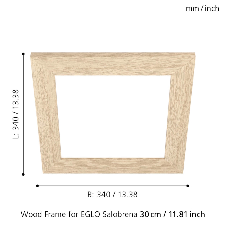 Eglo 99421 - Armação para teto iluminação SALOBRENA 300x300 mm