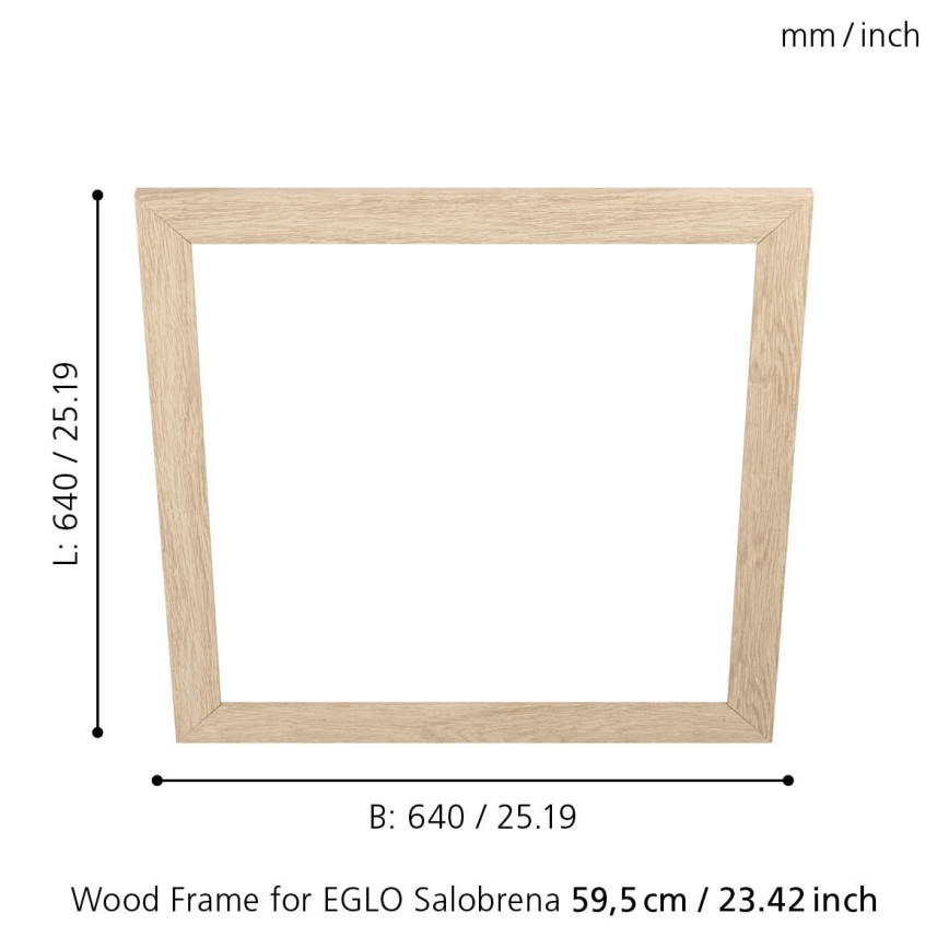 Eglo - Armação para iluminação SALOBRENA 595x595 mm