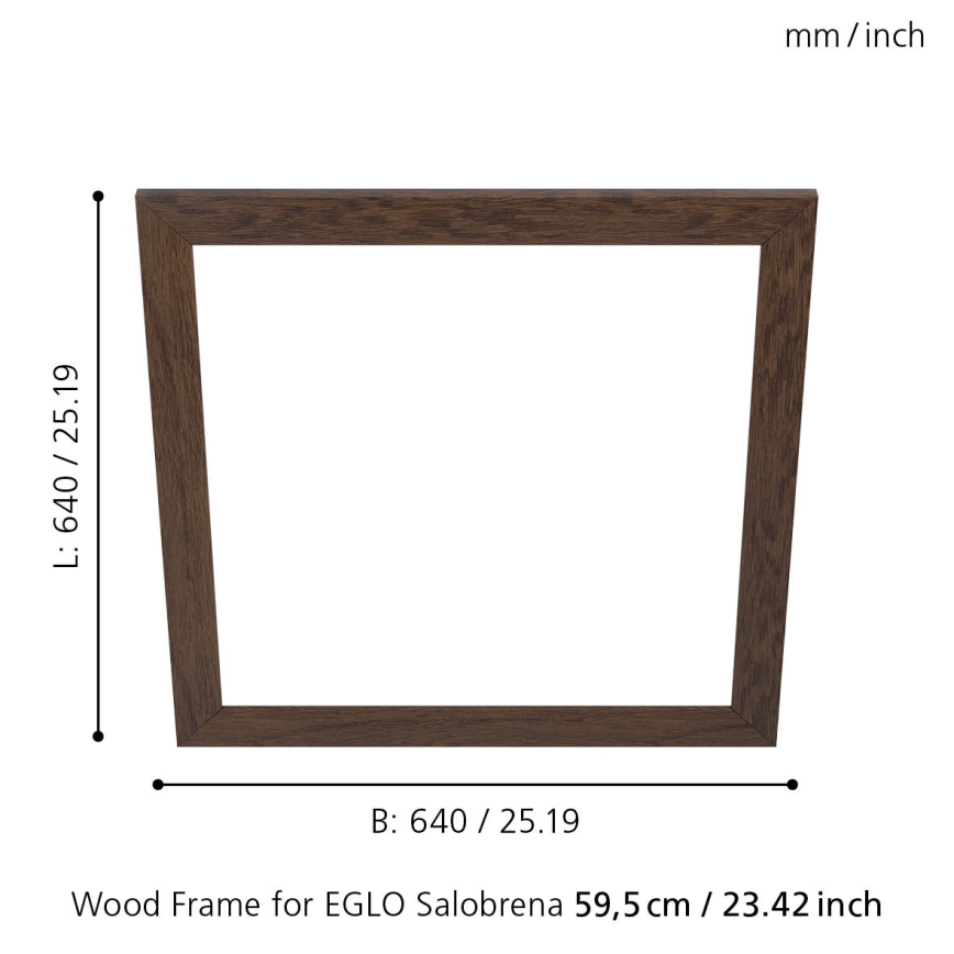 Eglo - Armação por iluminação SALOBRENA 595x595 mm