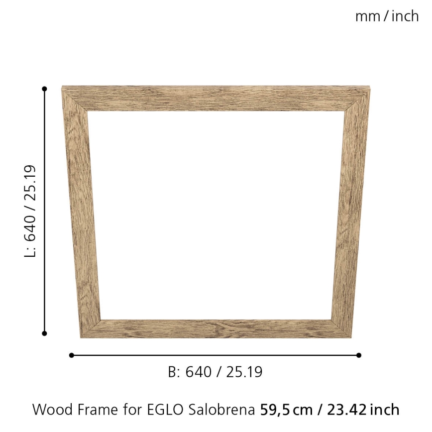 Eglo - Armação para iluminação SALOBRENA 595x595 mm