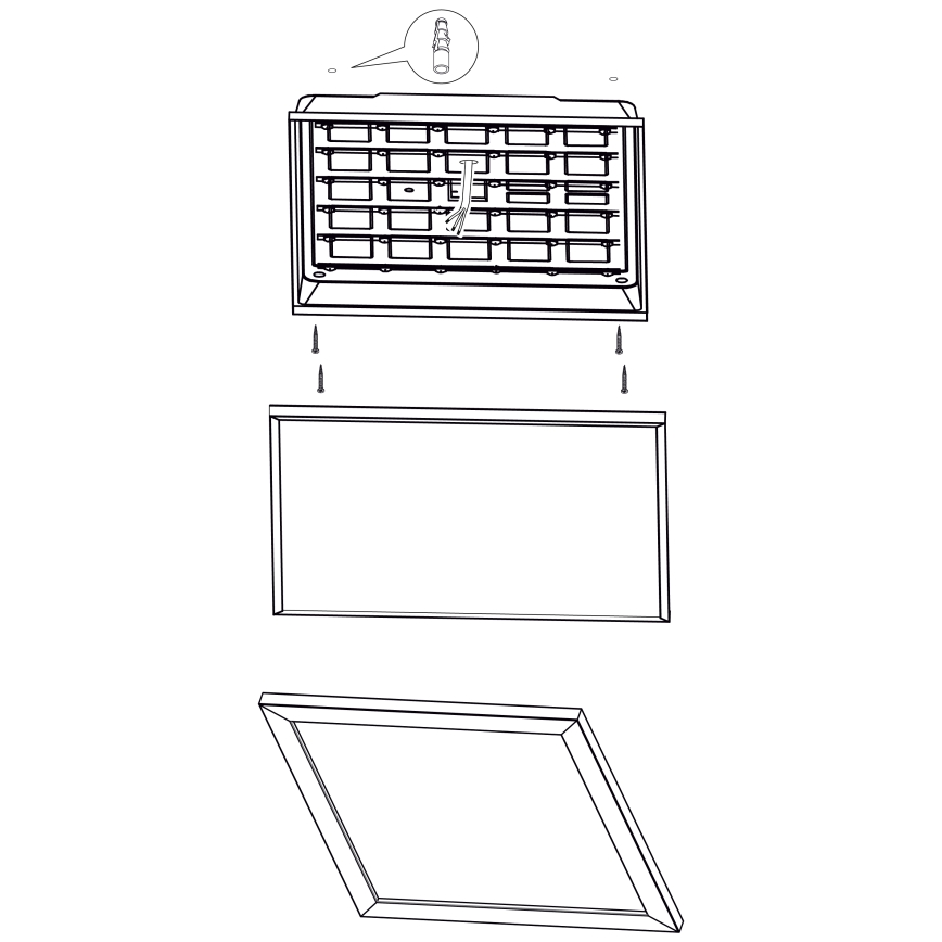 Eglo - Iluminação de teto LED LED/32W/230V 645x645 mm