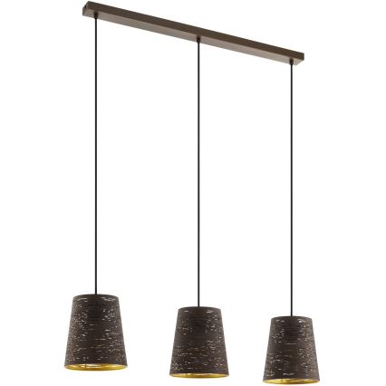 Eglo - Candelabro suspenso 3xE27/40W/230V
