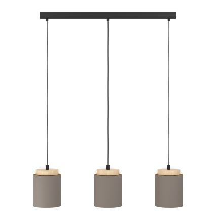 Eglo - Candelabro num fio 3xE27/40W/230V